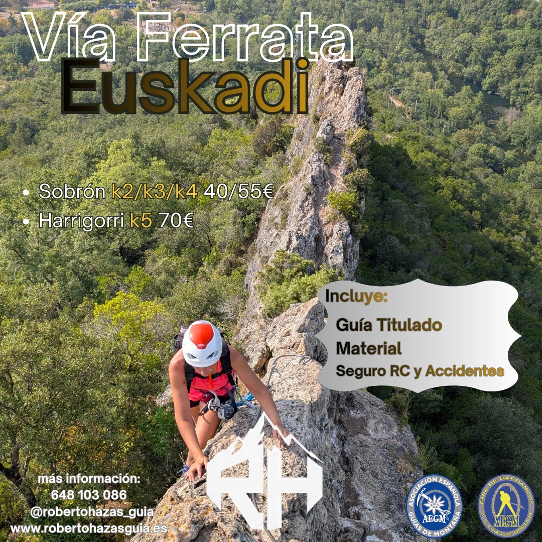 Vía Ferrata en Euskadi, Sobrón, Harrigorri